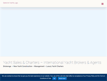Tablet Screenshot of eastwindyachts.com